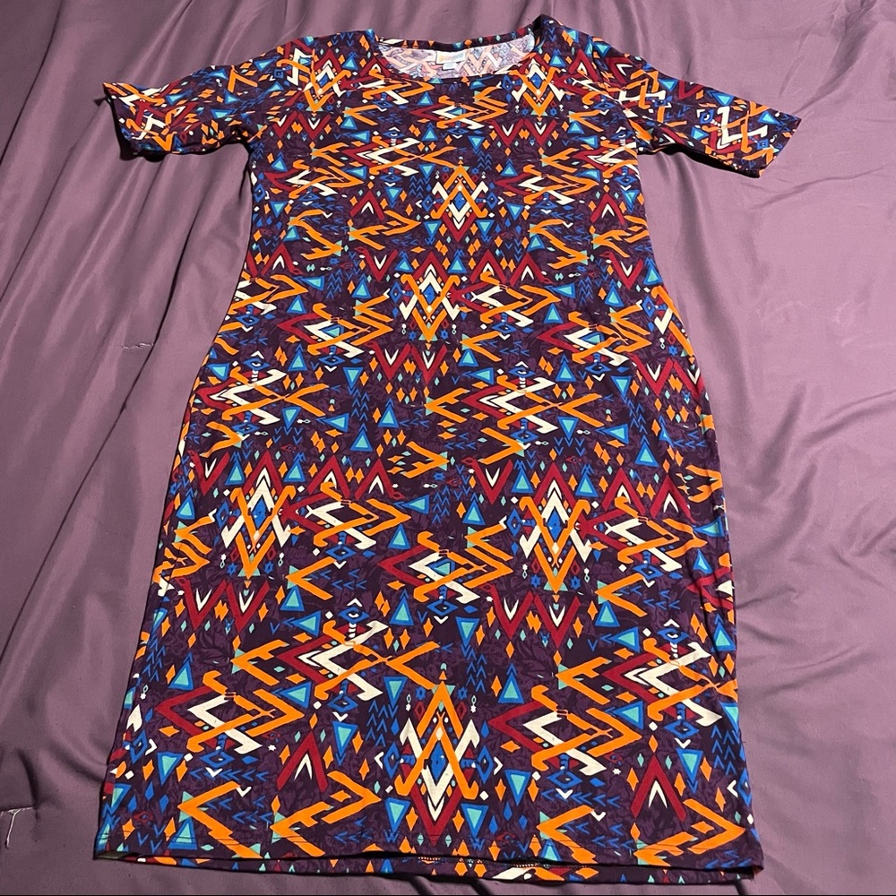 Lularoe Julia aztec print